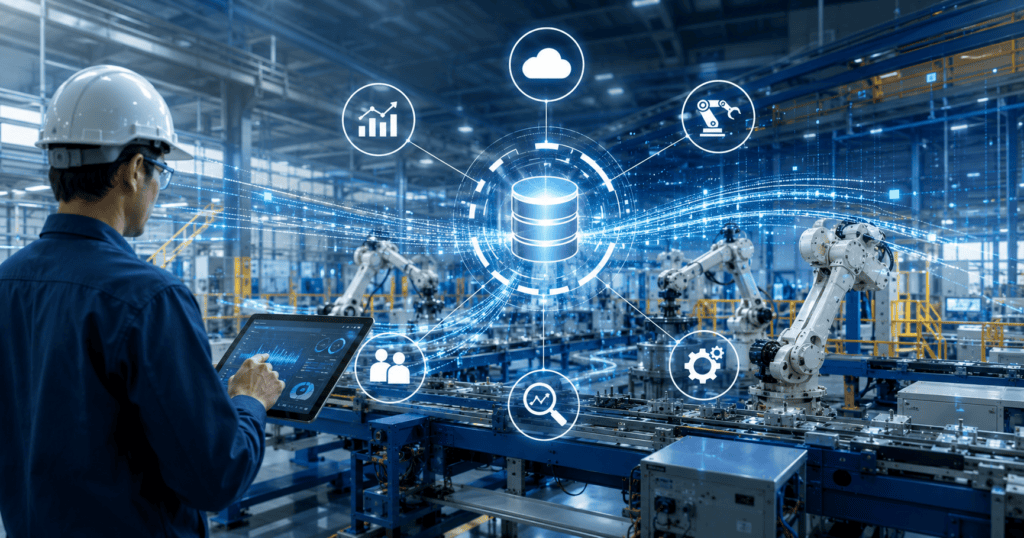 Smart Factory ที่ใช้ข้อมูลจากเครื่องจักรและระบบอัตโนมัติ